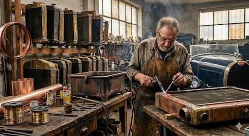 Réparation radiateur voiture ancienne : pourquoi confier votre pièce à un artisan spécialisé plutôt qu'à un généraliste ?